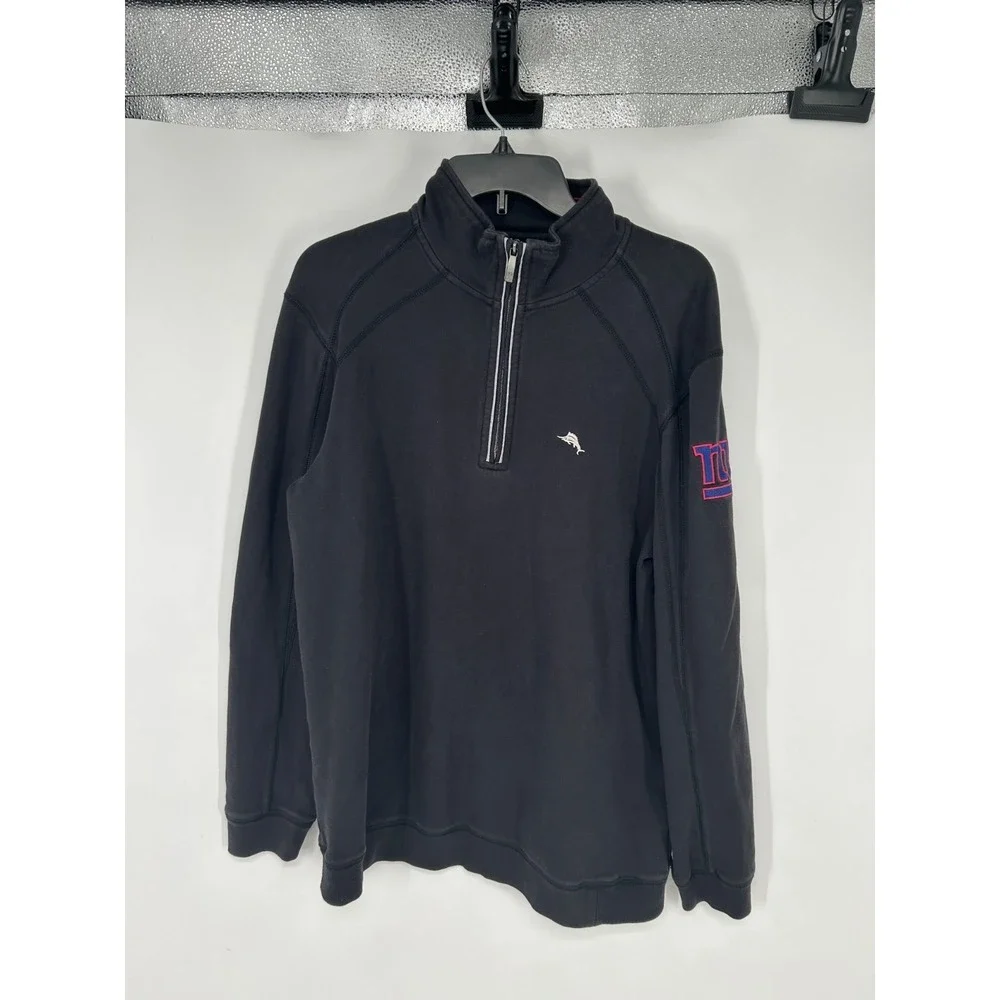 Tommy Bahama NFL New‎ York Giants Sweater Mens Small Knit 1/4 Quarter Zip